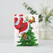 Carte Postale Funny Père Noël (Debout devant)