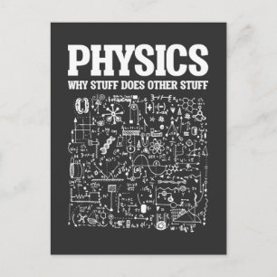 Carte Postale Funny Physicists Enseignant Sciences Physique