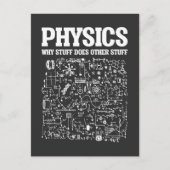 Carte Postale Funny Physicists Enseignant Sciences Physique (Devant)