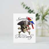 Carte Postale Funny Pirate abandonner le bottin (Debout devant)
