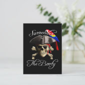 Carte Postale Funny Pirate abandonner le bottin (Debout devant)