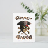 Carte Postale Funny Pirate Se Préparer À Embarquer (Debout devant)