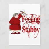 Carte Postale Funny PMS Stabby (Devant)