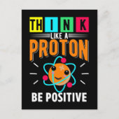 Carte Postale Funny Proton Humour Physicist Science (Devant)