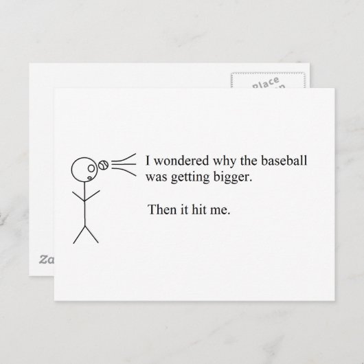 Carte Postale Funny Pun (Devant / Derrière)