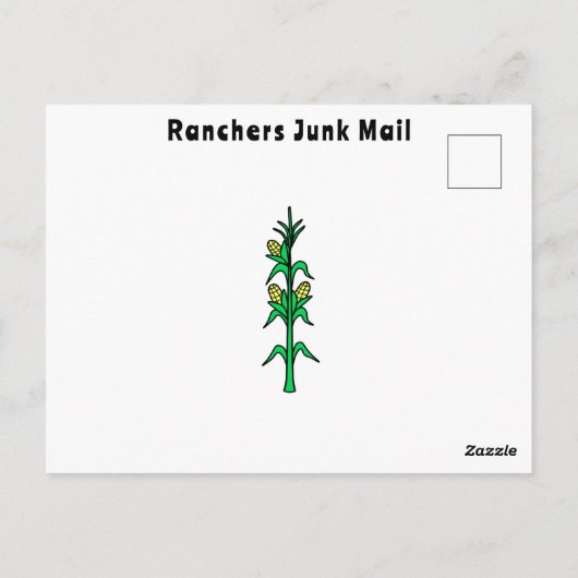 Carte Postale Funny Ranchers Junk Mail Pays Western Tales (Dos)
