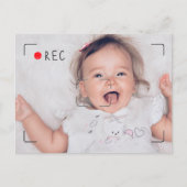 Carte Postale Funny Record Red Dot Custom Photo (Devant)