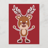 Carte postale Funny Reindeer (Devant)