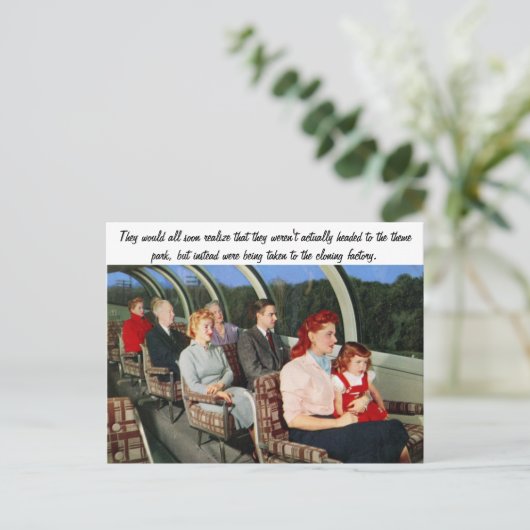 Carte Postale Funny Retro (Debout devant)