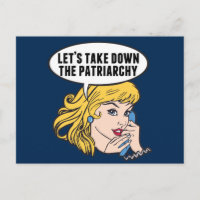 Funny Retro féministe Pop Art Anti Patriarchie