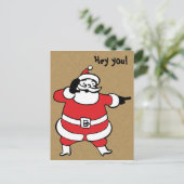 Carte postale Funny Retro Santa Claus (Debout devant)