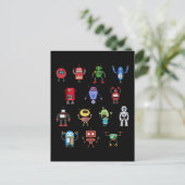Carte Postale Funny Robots Girls Boys Robot (Debout devant)