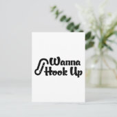 Carte Postale Funny Rock Escalade Wanna Hook Up (Debout devant)