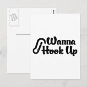 Carte Postale Funny Rock Escalade Wanna Hook Up (Devant / Derrière)
