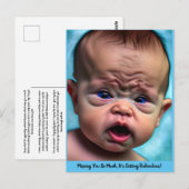 Carte Postale Funny Sad Miss Missing you Friendship card Cute (Devant / Derrière)