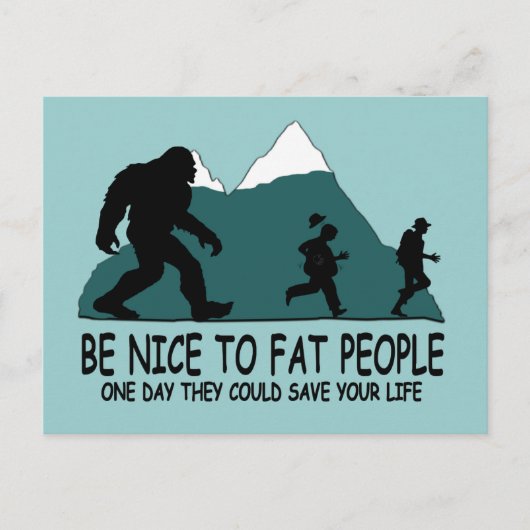 Carte Postale Funny Sasquatch (Devant)