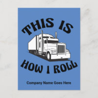 Funny Semi Truck Driver C'est comme ça que je roul