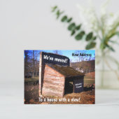 Carte Postale Funny shack déplacé (Debout devant)