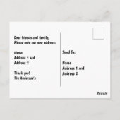 Carte Postale Funny shack déplacé (Dos)