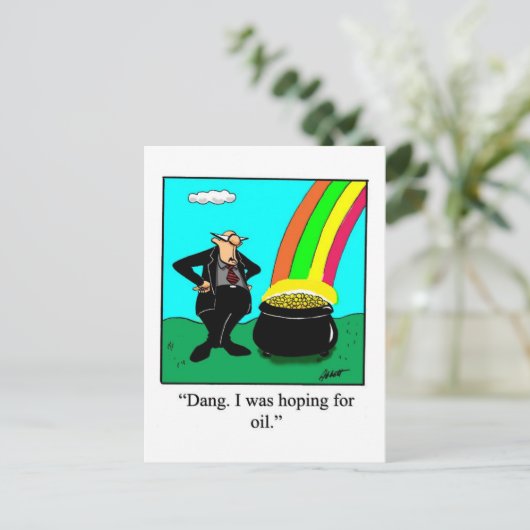 Carte Postale Funny St. Patrick's Day Postcard (Debout devant)