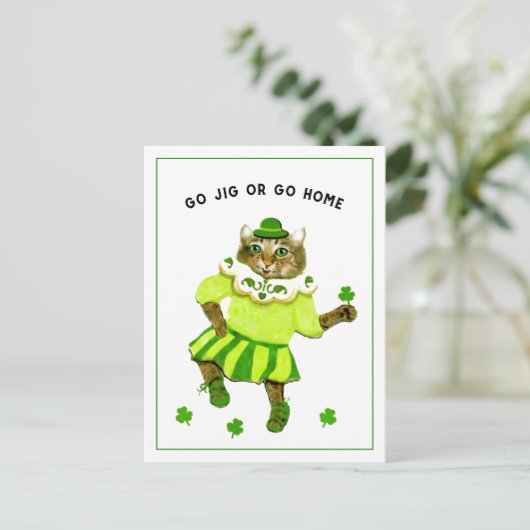 Carte Postale Funny St. Patrick's Day Postcard (Debout devant)