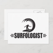 Carte Postale Funny Surf (Devant / Derrière)