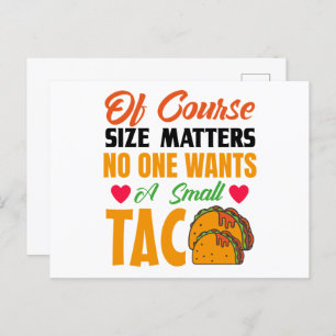 Carte postale Funny Taco