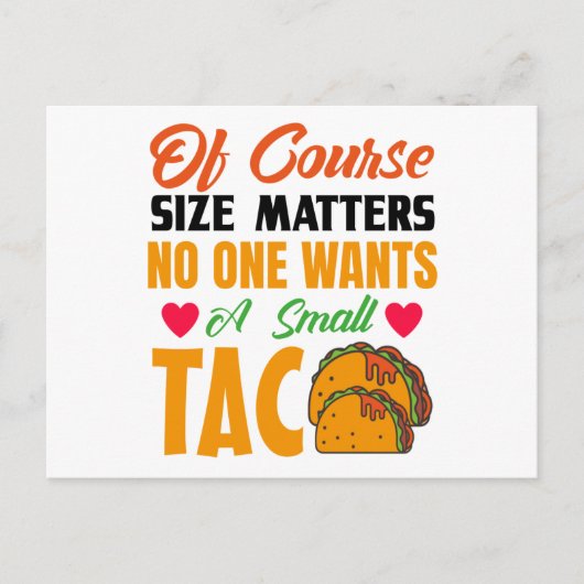 Carte postale Funny Taco (Devant)