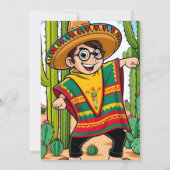 Carte postale Funny Taco Cinco (Dos)