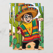 Carte postale Funny Taco Cinco (Devant / Derrière)