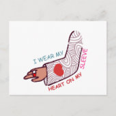 Carte Postale Funny Valentine's Day Love Pun Lovecore Esthétique (Devant)