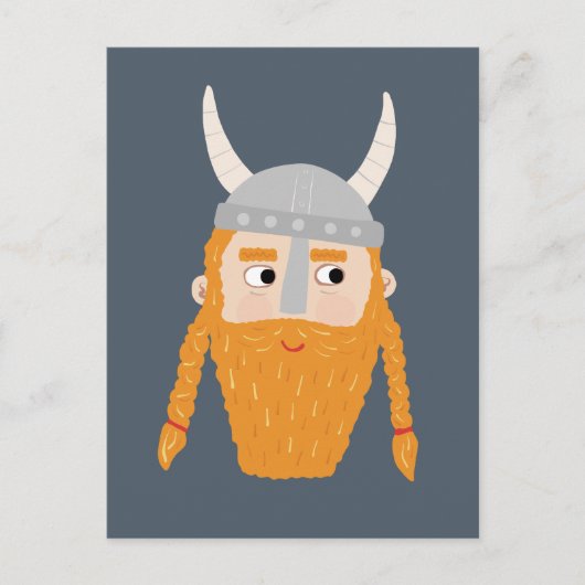 Carte Postale Funny Viking (Devant)