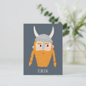 Carte Postale Funny Viking Personnalisé (Debout devant)