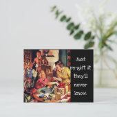 Carte Postale Funny Vintage 1950's Christmas Postcard (Debout devant)