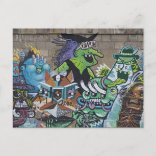 Carte Postale Funny Wicked Green sorcière