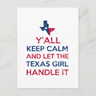 Carte Postale Funny Y'all tee - shirts texans