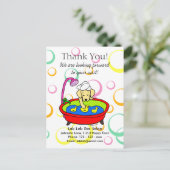 Carte Postale Funny Yellow Lab Cartoon salon pour animaux de com (Debout devant)