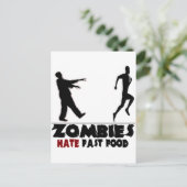 Carte Postale Funny Zombies Restauration rapide (Debout devant)