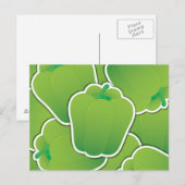 Carte Postale Funy green pepper (Devant / Derrière)