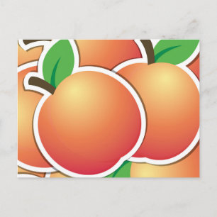 Carte Postale Funy peach