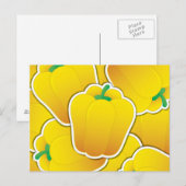 Carte Postale Funy yellow pepper (Devant / Derrière)