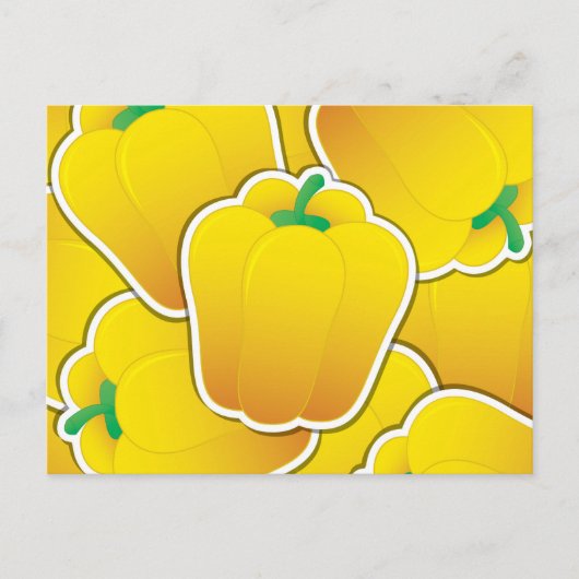 Carte Postale Funy yellow pepper (Devant)