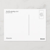 Carte Postale Fusée rouge (Dos)