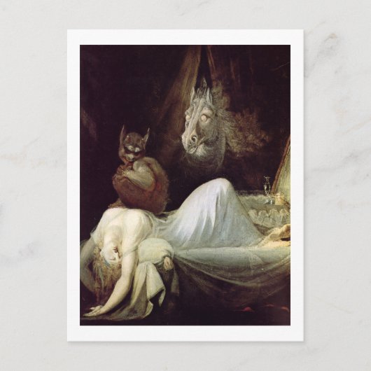 Carte Postale Fuseli, Le cauchemar, c1790 (Devant)