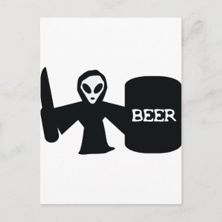 Carte Postale fusil alien