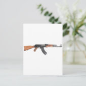 Carte Postale Fusil d'assaut d'AK47 (Debout devant)