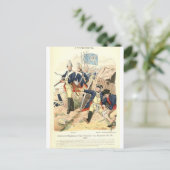 Carte Postale Fusiliers prussiens (Debout devant)