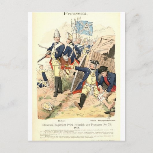 Carte Postale Fusiliers prussiens (Devant)