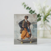 Carte Postale Fusion culturelle sur roues (Debout devant)