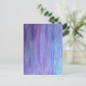 Carte Postale Fusion violette et turquoise (Debout devant)